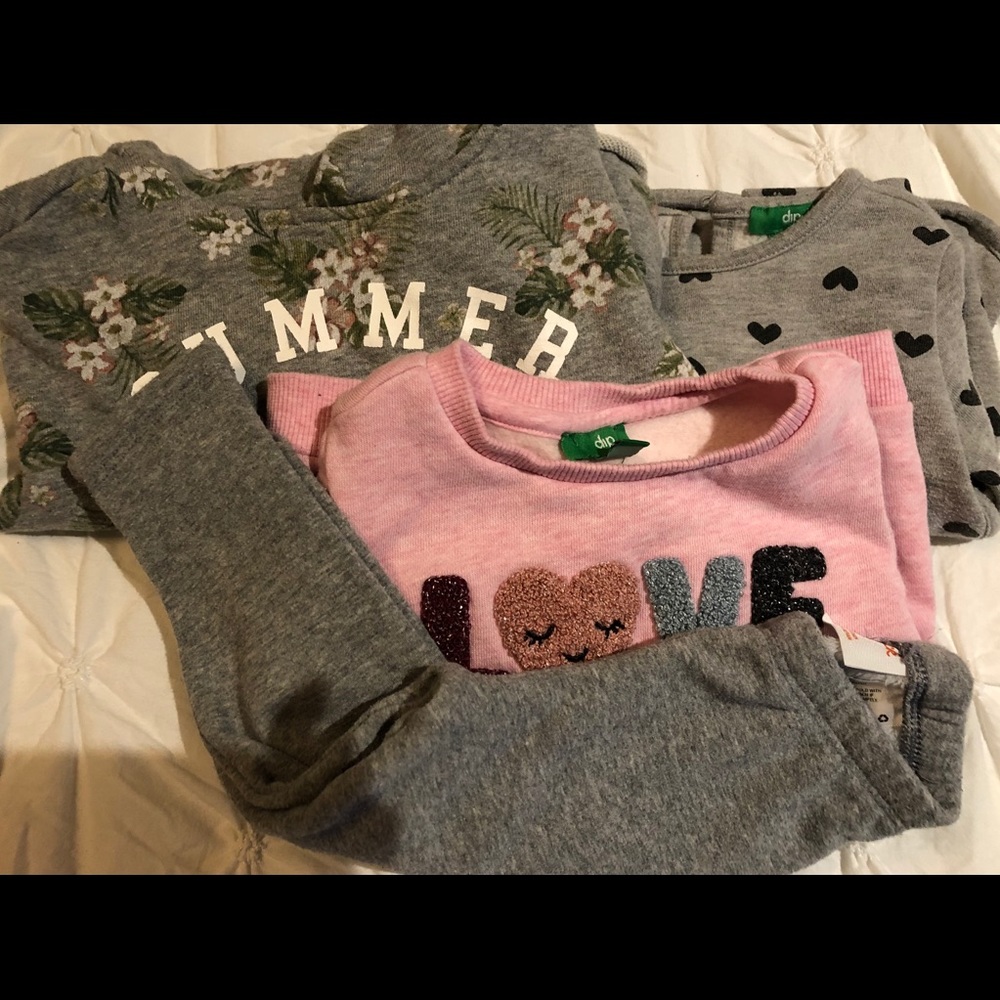 Sweatshirts bundle, 18-24 months